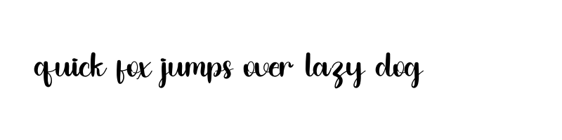 font preview of Sweet Handmade