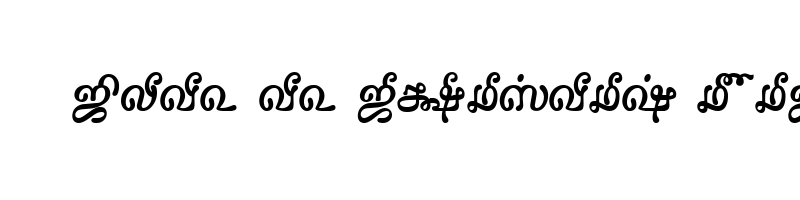 font preview of Tam Tamil021 Normal