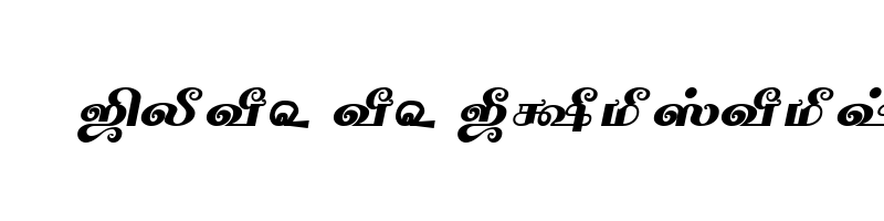 font preview of TAM Tamil024 Normal