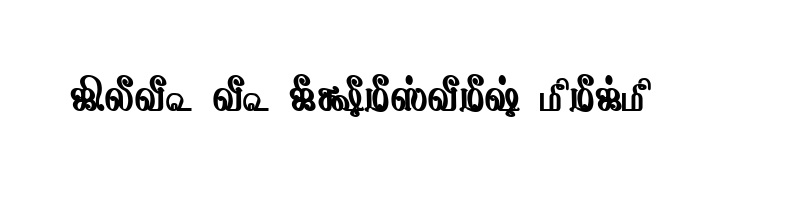 font preview of TAM Tamil059 Normal