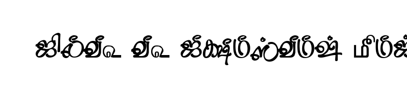 font preview of TAM Tamil074 Normal