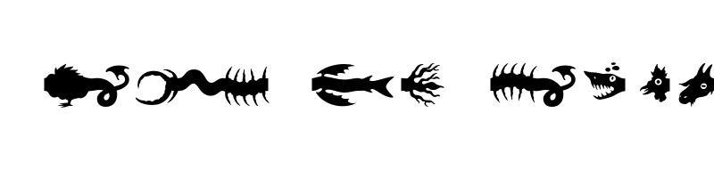 font preview of Teranoptia Furiae otf