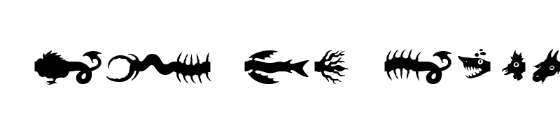font preview of Teranoptia Furiae