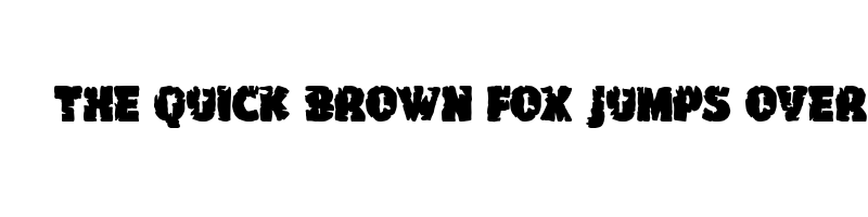 font preview of The Car Crash Night