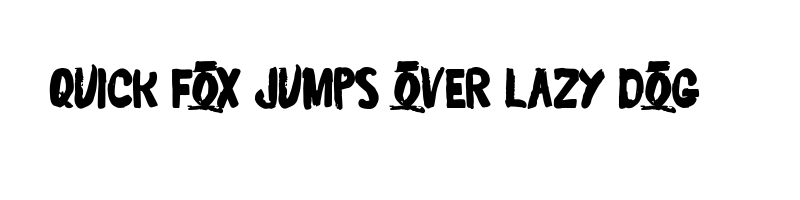 font preview of The Great Monsters