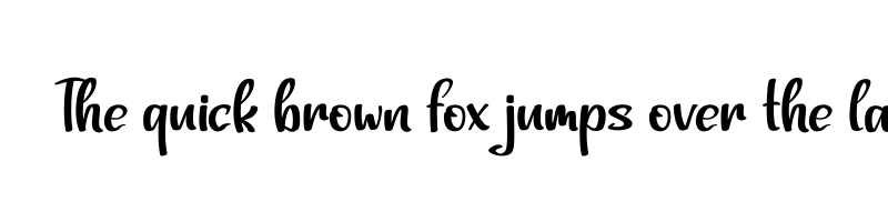 font preview of The Ocean OTF