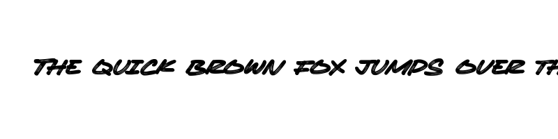 font preview of The Queen Marker
