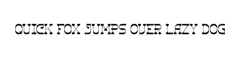 font preview of The Ranch Roughen TTF