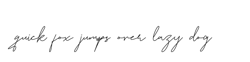 font preview of The Reason