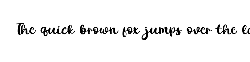 font preview of The Sally