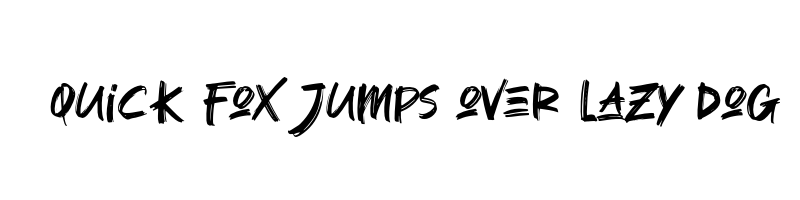 font preview of Theory Gank OTF