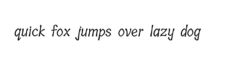 font preview of Tillana Regular