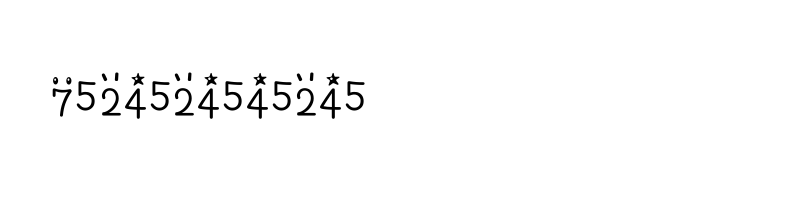 font preview of Typo Stylish L