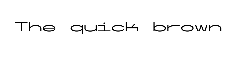 font preview of UltramonoWide Light