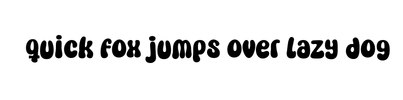 font preview of Vaguely Retro