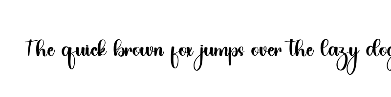 font preview of Vanilla font otf