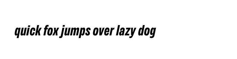 font preview of Variera BoldItalic