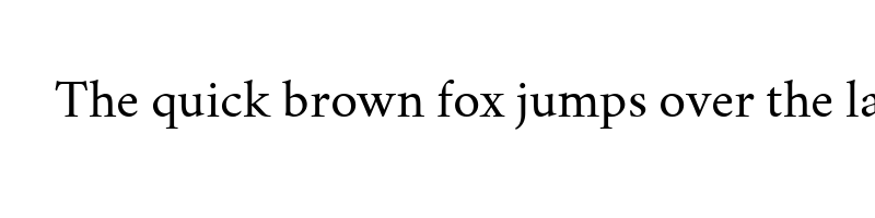 font preview of Vermiglione Regular