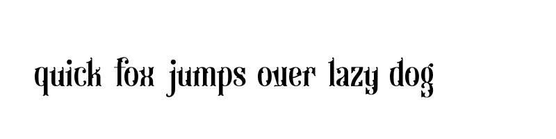 font preview of Warlock