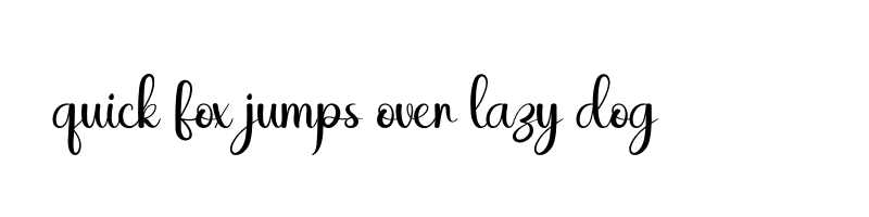 font preview of Winter Short