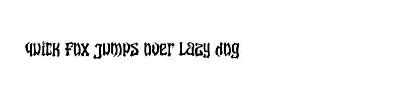 font preview of wolf Bones