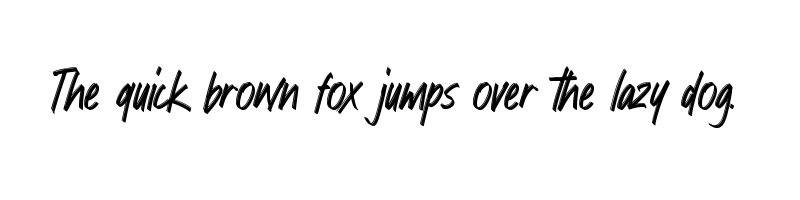 font preview of Written By Himself