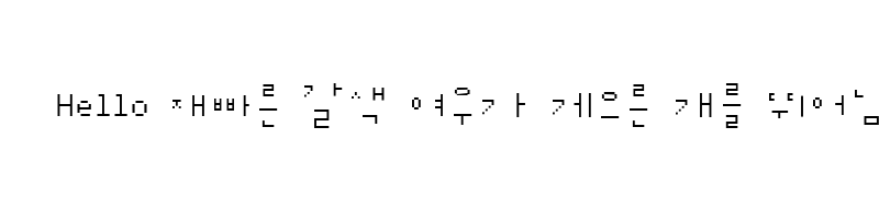 font preview of Yang dot light Regular