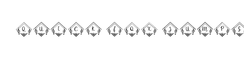 font preview of Yokata Chinese Monogram
