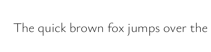 font preview of Ysabeau ExtraLight