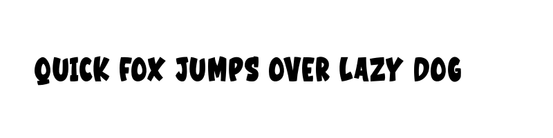 font preview of Yummy ttf font