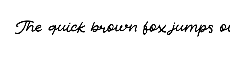 font preview of Zara Amorett Free