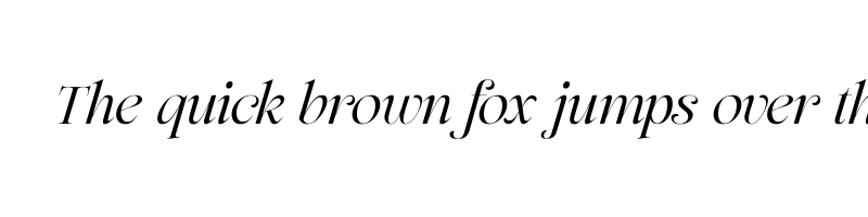 font preview of Zofiere Italic OTF