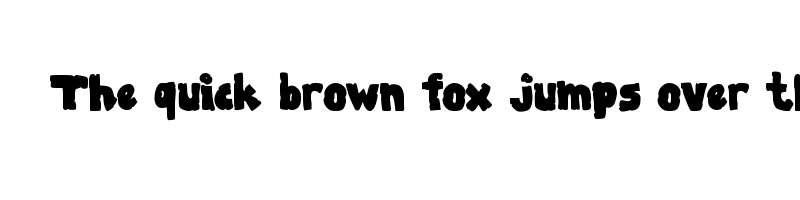 font preview of Zooberg
