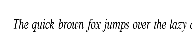font preview of ZT Formom Italic