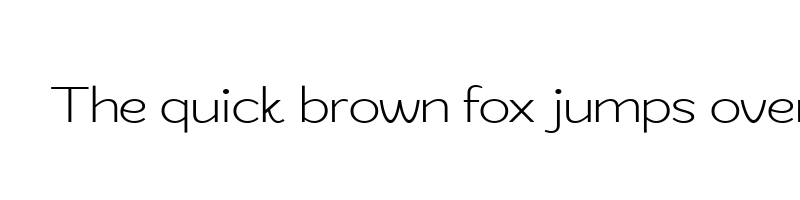 font preview of ZtNezto ExtraLight